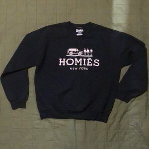 Reason - “Homies” mens graphic sweater medium; made in NYC